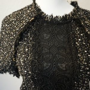Never Worn Black and Gold detailed Shirt